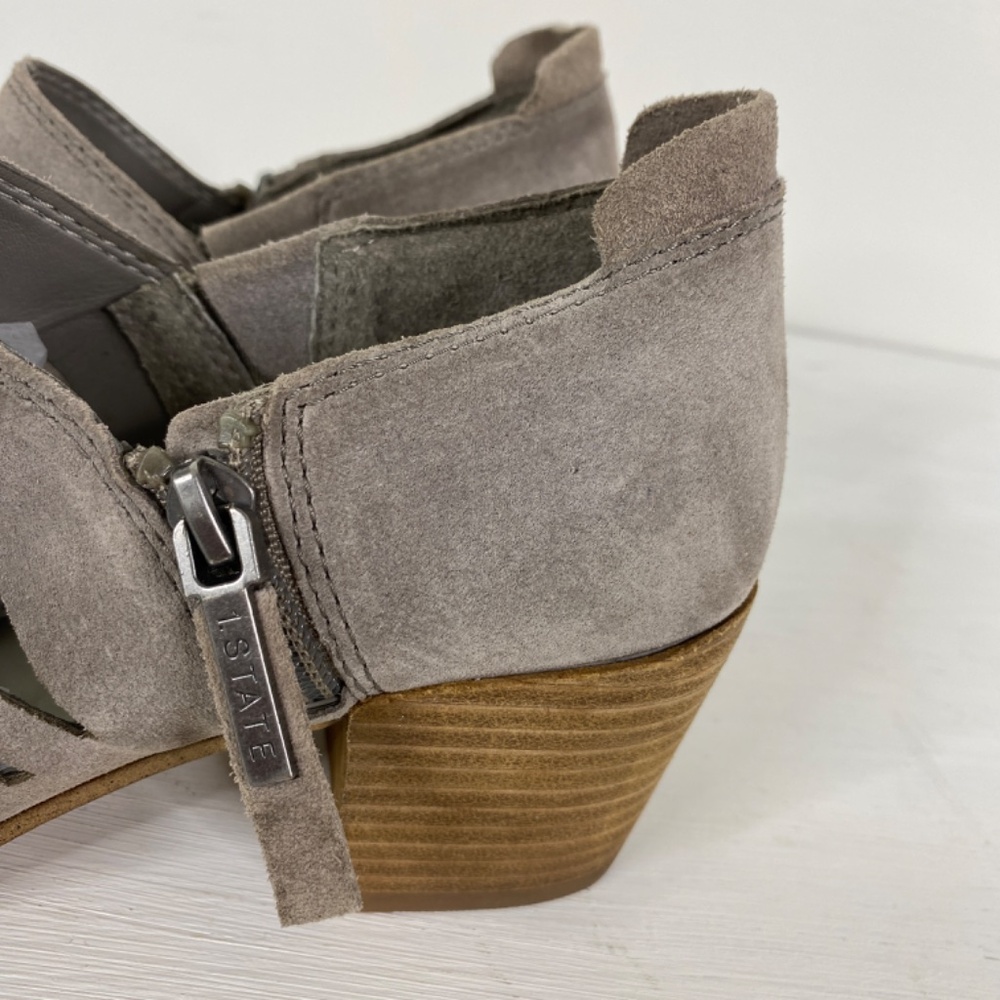 1. State Suede Ankle Bootie Gray Sz. 5.5 - Picture 6 of 16